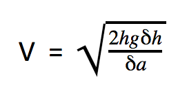 Fórmula para calcular la velocidad del aire