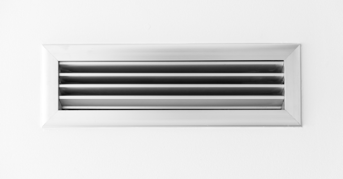 Rejilla de ventilación en aluminio para cocina.
