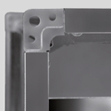 <strong>Easy to install</strong><br>Standard rectangular flanges to ease the Installation.