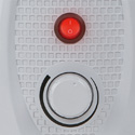 <strong>Selector de potencia y termostato automático regulable.<br>Luz piloto</strong>