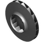 Rodete de álabes curvados hacia atrás