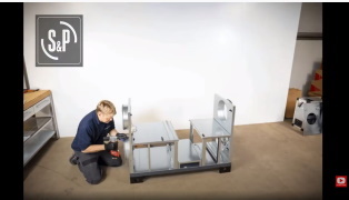 S&P UK Thermal Wheel AHU Flatpack