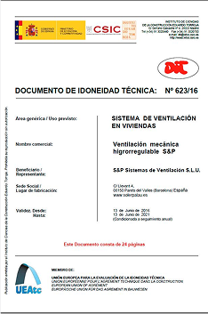 Documento de Idoneidad T&eacute;cnica (DIT)